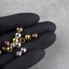 30 pcs. round metal Beads 8 mm Antique Brass