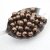 30 pcs. round metal Beads 8 mm Antique Copper