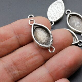 10 Cabochon Fassung, Fassung fr Oval Cabochon