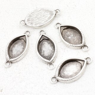 10 Cabochon Fassung, Fassung fr Oval Cabochon