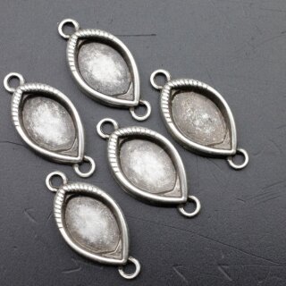 10 Cabochon Fassung, Fassung fr Oval Cabochon