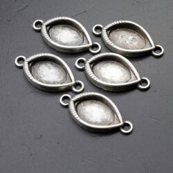 10 Cabochon Fassung, Fassung für Oval Cabochon