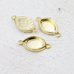 5 Settings for oval Cabochon