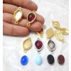 5 Settings for oval Cabochon