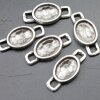 10 Cabochon Fassung, Fassung für Oval Cabochon