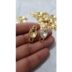 5 Settings for oval Cabochon