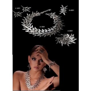 5 Zamak Anhnger Altsilber