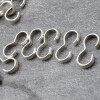 20 Metal Crimp, Cord Crimp, Crimp Fastener, Crimp Beads, Leather Crimp, 18x3 mm (Ø 5-6 mm)