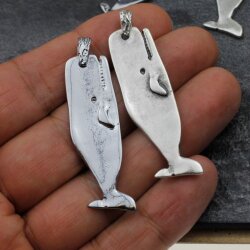 1 Moby-Dick Pendant, Whale Pendant