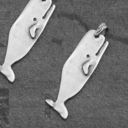 1 Moby-Dick Pendant, Whale Pendant