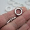 10 toggle clasp set OT Clasp 19 x15 mm