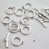 10 toggle clasp set OT Clasp 19 x15 mm