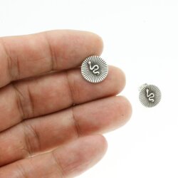 Snake stud Earrings, antique silver