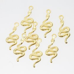 20 Snake charm pendants
