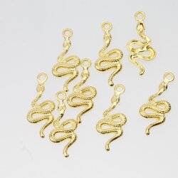 20 Snake charm pendants