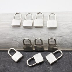 10 Dainty Padlock Charms Pendant