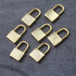 10 Dainty Padlock Charms Pendant