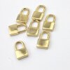 10 Dainty Padlock Charms Pendant