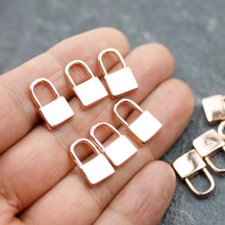 10 Dainty Padlock Charms Pendant