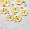 20 Gold Snake Charms Pendant