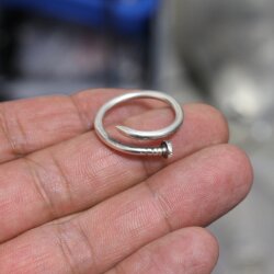 Silver Nagel Ring