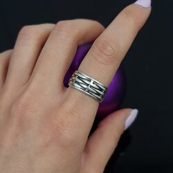 Braided Brass Ring