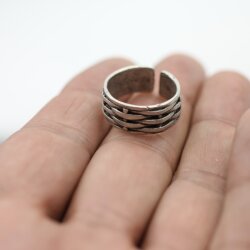 Braided Brass Ring