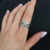 Braided Brass Ring