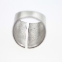 Geometric Ring Silver