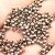 200 Messing Perlen 3 mm (Ø 1,5  mm) Altkupfer