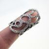 Filigree Oval Pattern Long Ring