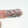 Filigree Oval Pattern Long Ring