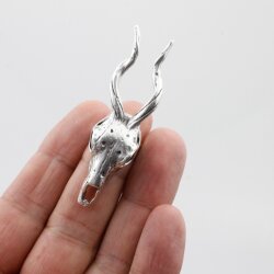 Gazelle Skull Ring, Antelope Skull, Impala Skull, Deer Skull