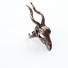 Antique Copper Gazelle Skull Ring, Antelope Skull, Impala Skull, Deer Skull