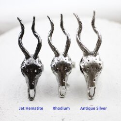 Gazelle Skull Ring, Antelope Skull, Impala Skull, Deer Skull