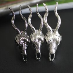 Gazelle Skull Ring, Antelope Skull, Impala Skull, Deer Skull