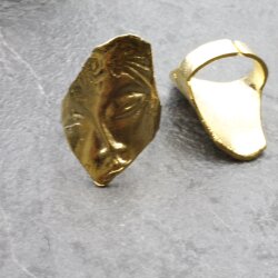 Buddha Gesicht Ring, Buddha Ringe Gold