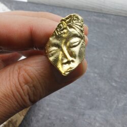 Gold Face Ring