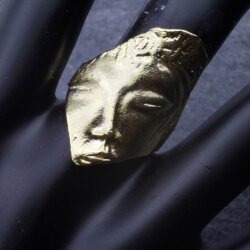 Gold Face Ring