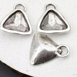 1 Pendants setting for Triangle Swarovski 4727 - 23 mm