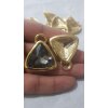 1 Pendants setting for Triangle Swarovski 4727 - 23 mm