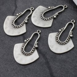 5 Zamak Anhänger, Silber Anhänger