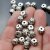 10 Silver heart Spacer beads