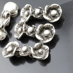 5 Connector Beads Flower