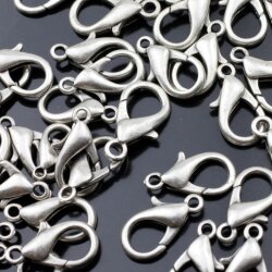 10 Karabiner Schmuck Verschluss 14x8 mm