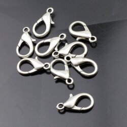 10 Karabiner Schmuck Verschluss 14x8 mm