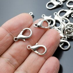 10 Lobster Clasp, jewelry clasps 16x8 mm