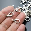 10 Karabiner Schmuck Verschluss 14x8 mm