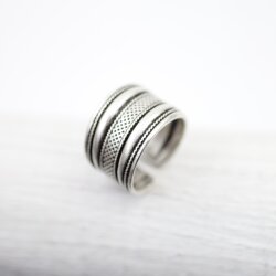 Boho Silver Ring,