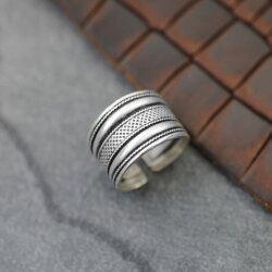 Boho Silver Ring,